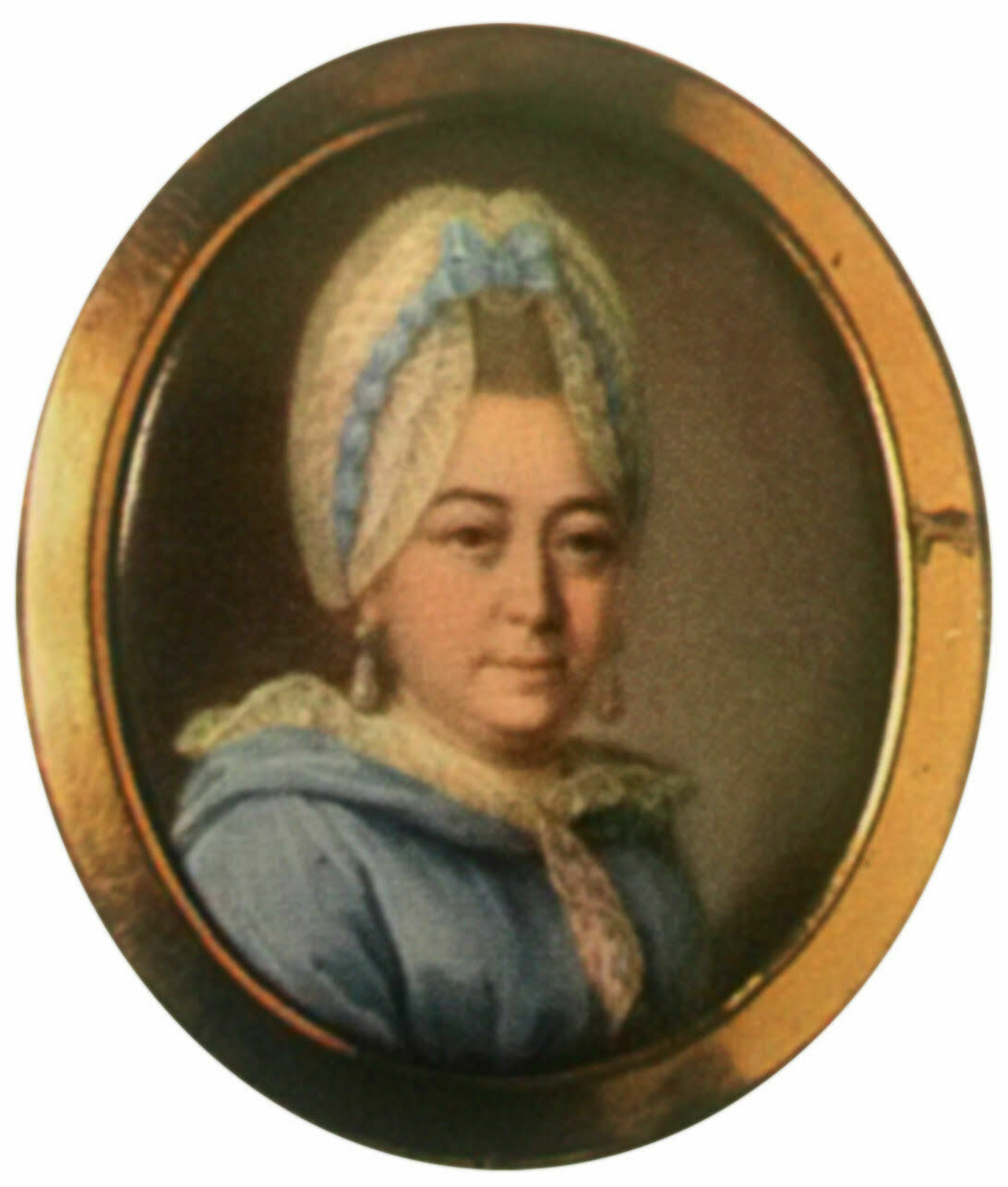 Мария Алексеевна Ганнибал, бабушка Пушкина. Атрибуция Н. И. Грановской.1770