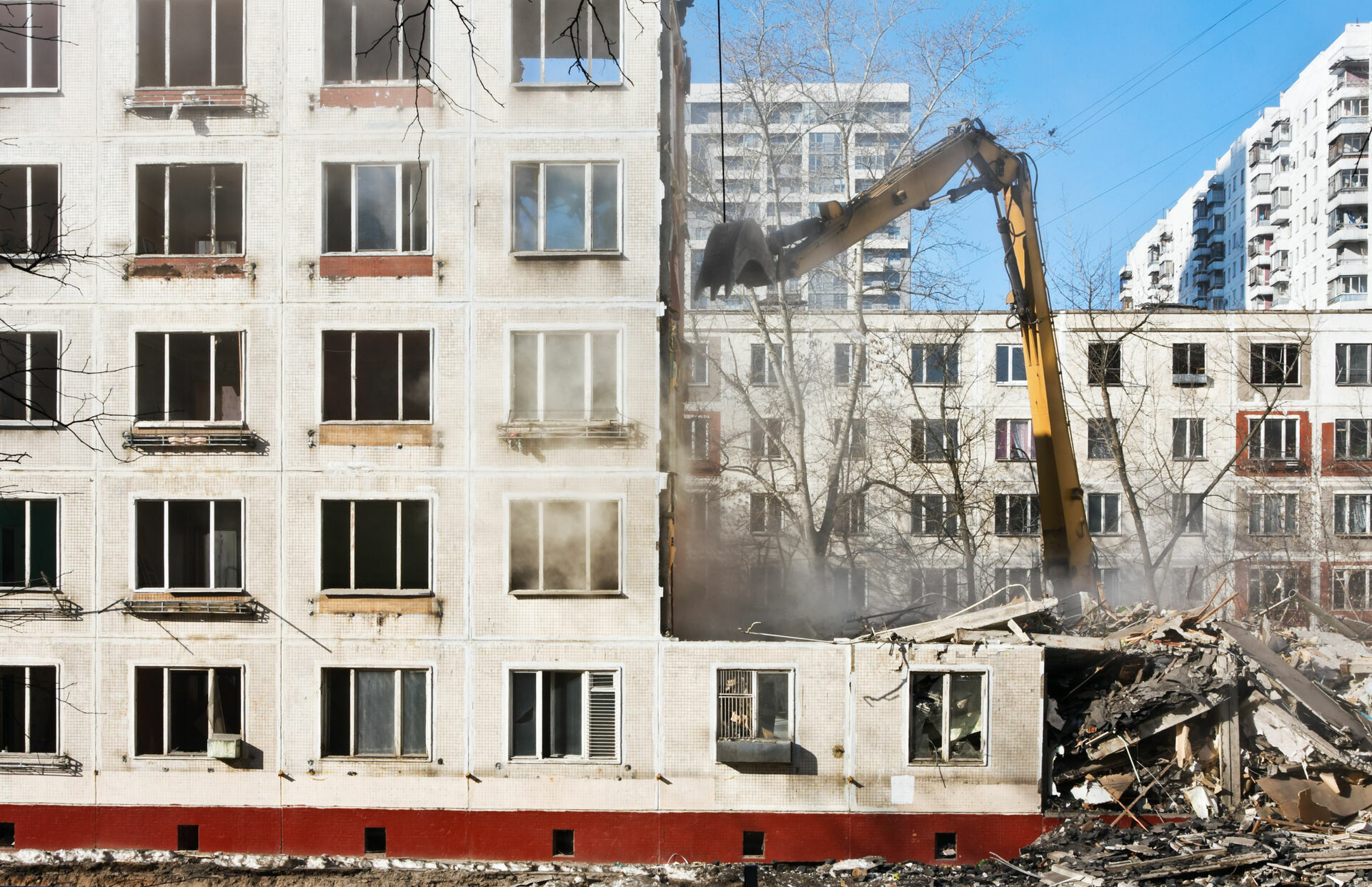 Закон о сносе пятиэтажек в Москве одобрен в первом чтении
