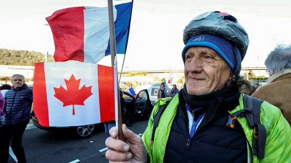 Французы поддерживают "Конвой свободы"