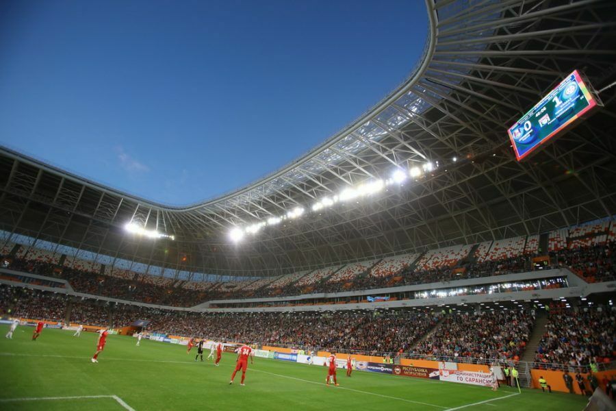 Второстепенный футбольный матч в Саранске собрал 42 000 зрителей