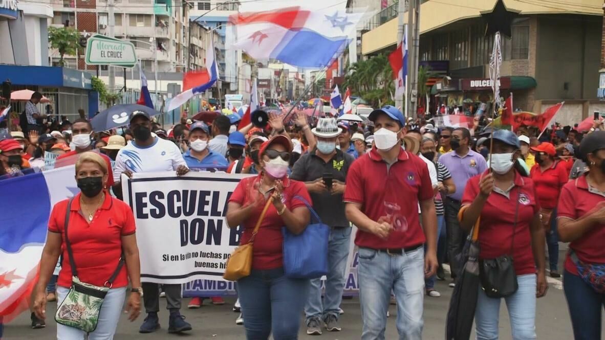 В Панаме начались массовые протесты против инфляции и коррупции