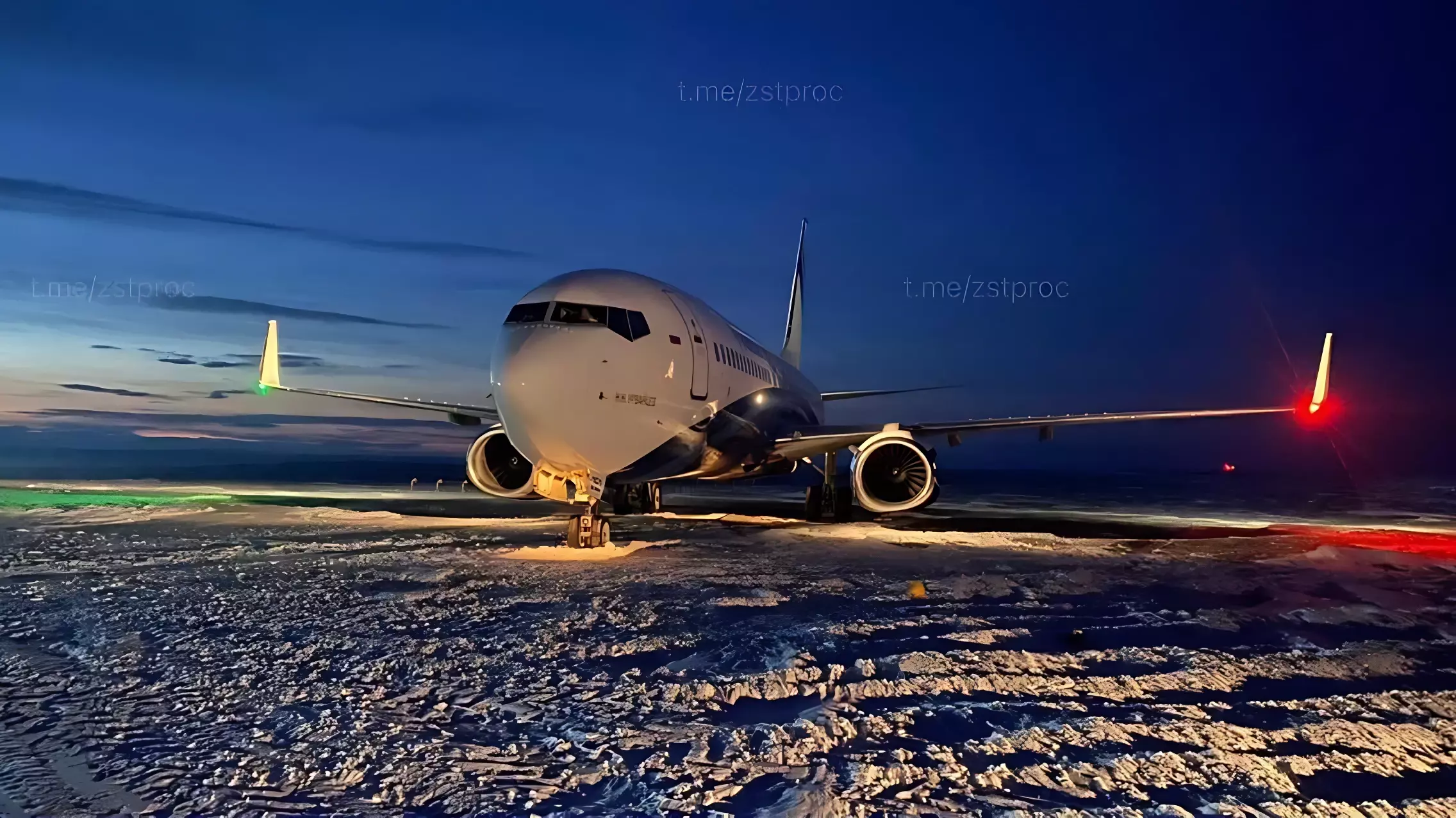 Самолет рейса Красноярск — Норильск выкатился за пределы ВПП при посадке