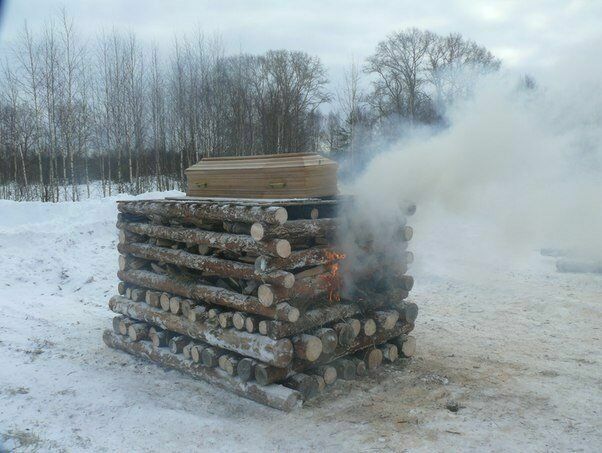 В Кировской области язычника сожгли по заверенному нотариусом завещанию
