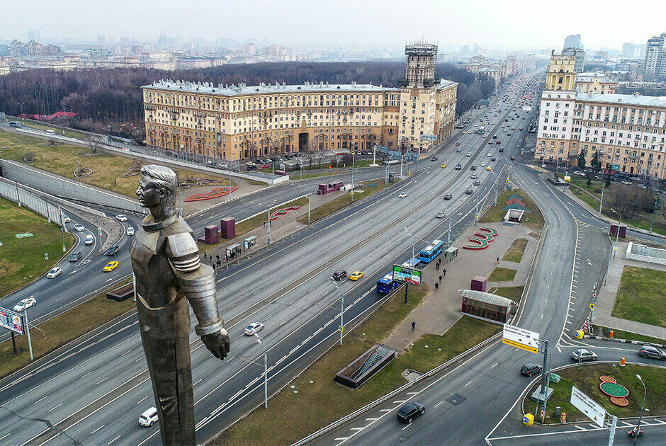 Ленинский проспект, аэрофотосъемка, Яндекс Дзэн