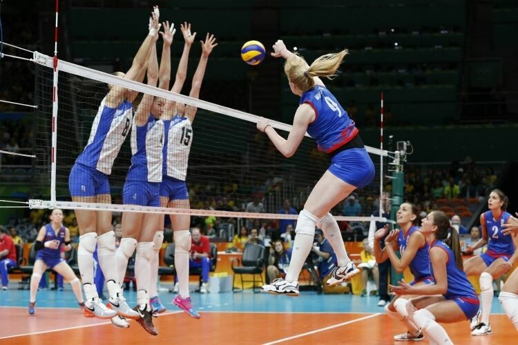 В олимпийском четвертьфинале сербки разгромили российских волейболисток
