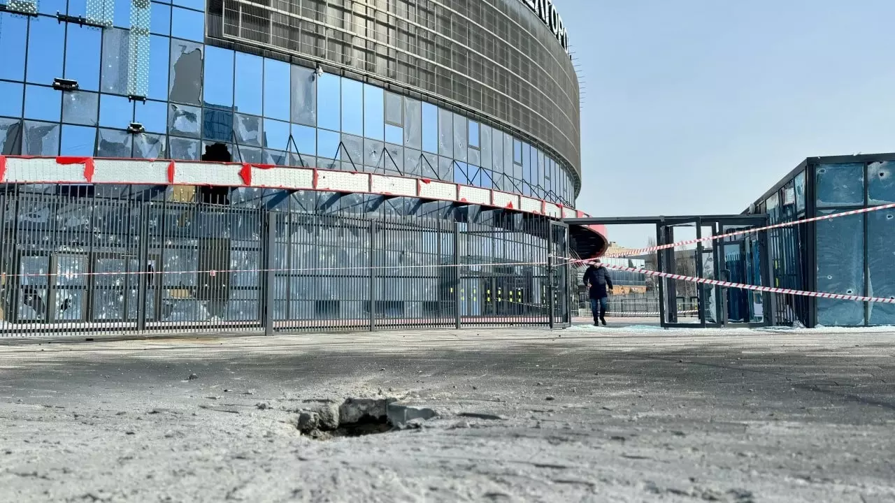 После обстрела Белгорода повреждена «Белгород-Арена»