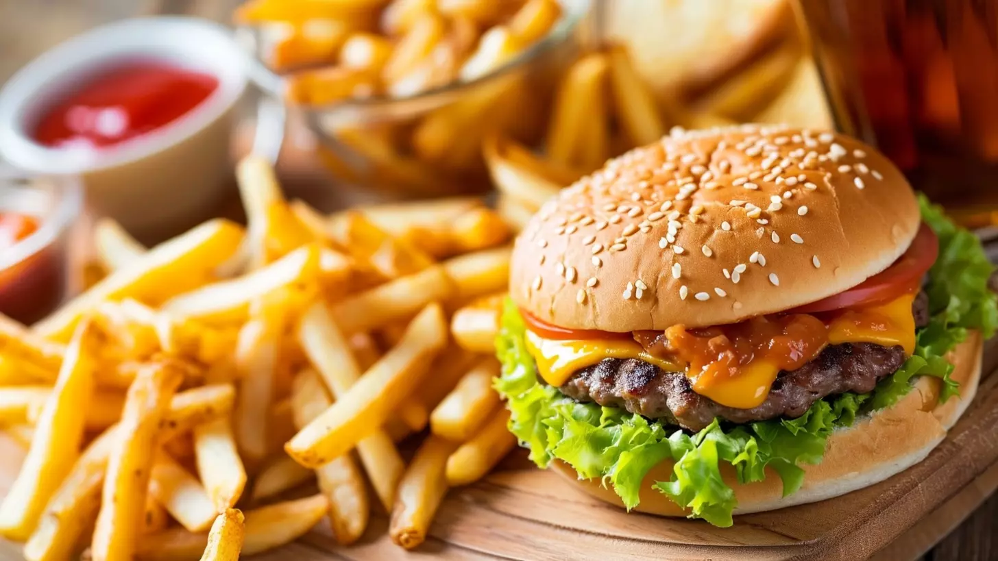 Один съеденный гамбургер с котлетой снижает уровень тестостерона на 25%