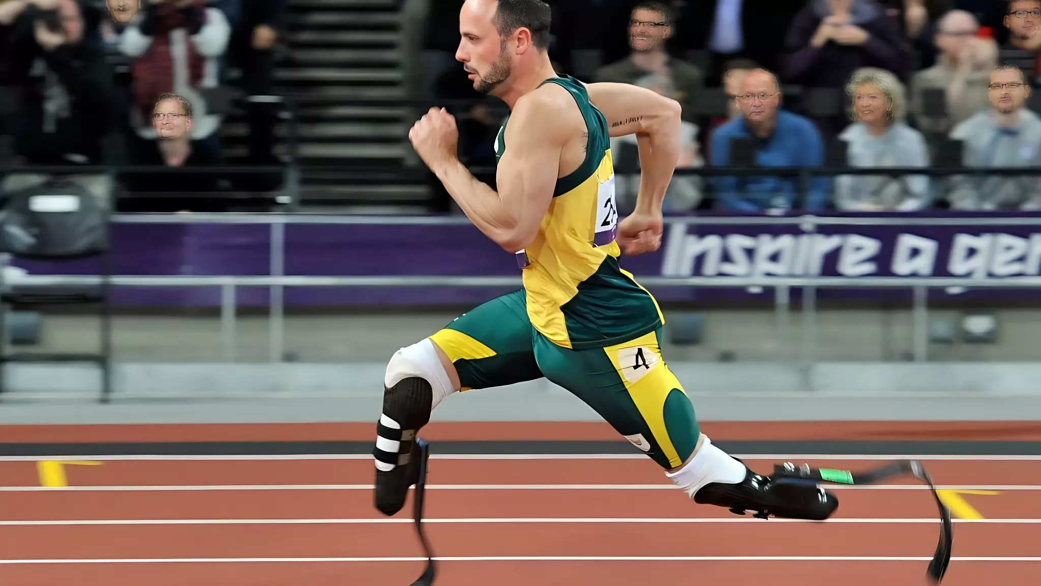 Оскар бегал на своих протезах не хуже здоровых спортсменов