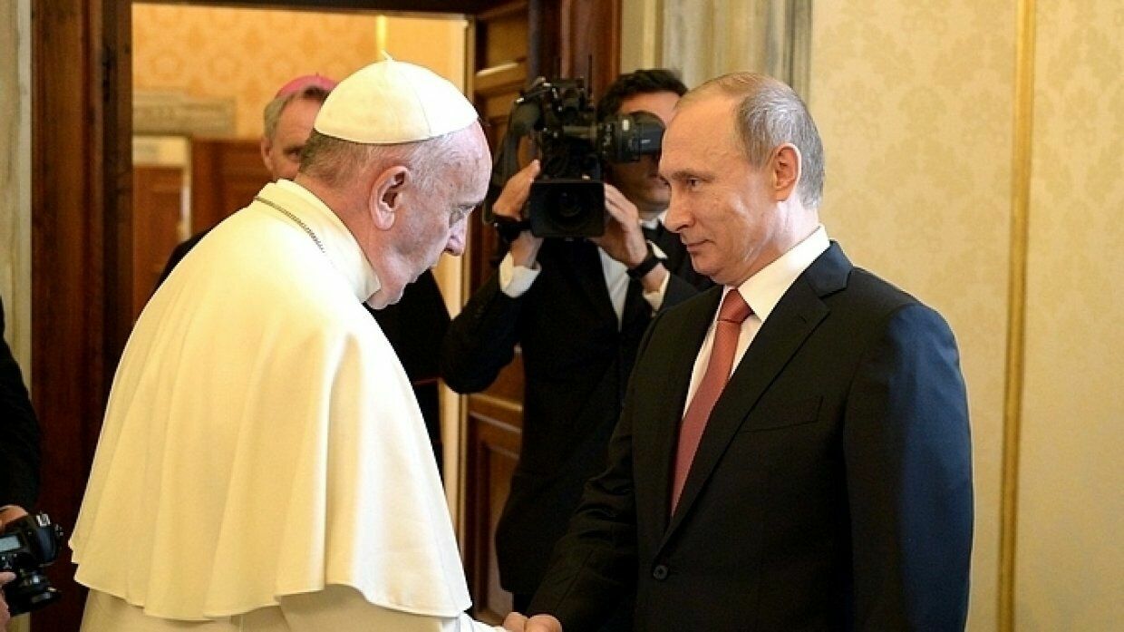 Путин обсудил ситуацию в Сирии, Венесуэле и на Украине с папой Римским