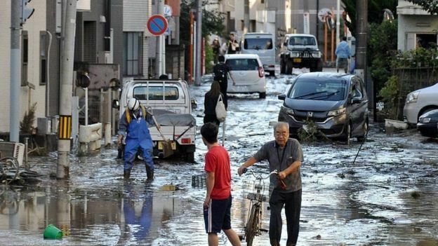Число погибших из-за тайфуна "Хагибис" в Японии выросло до 19 человек