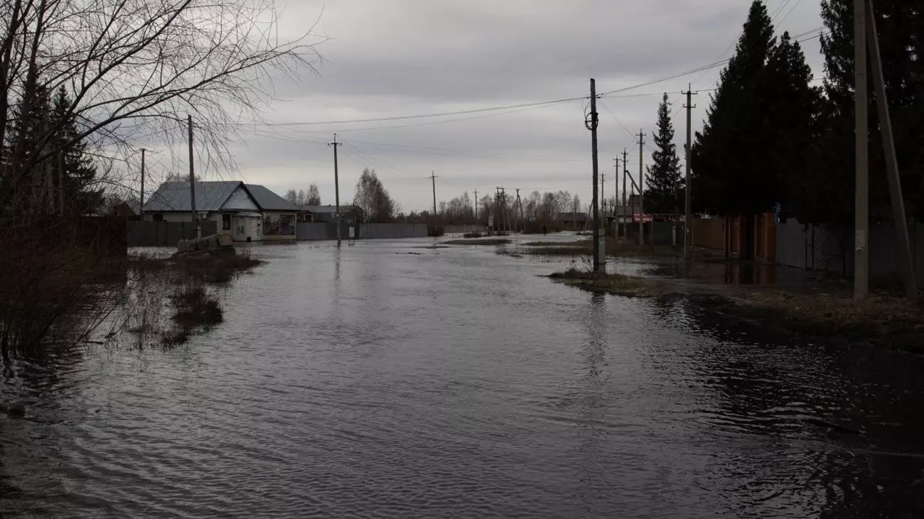 Уровень воды в реке Тобол достиг отметки «опасного явления» — 850 см
