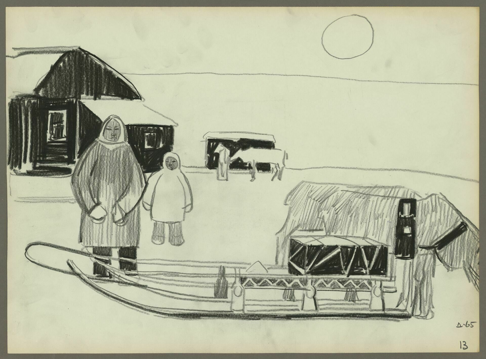 Эскизы из "Забытой" экспедиции 1961 г.