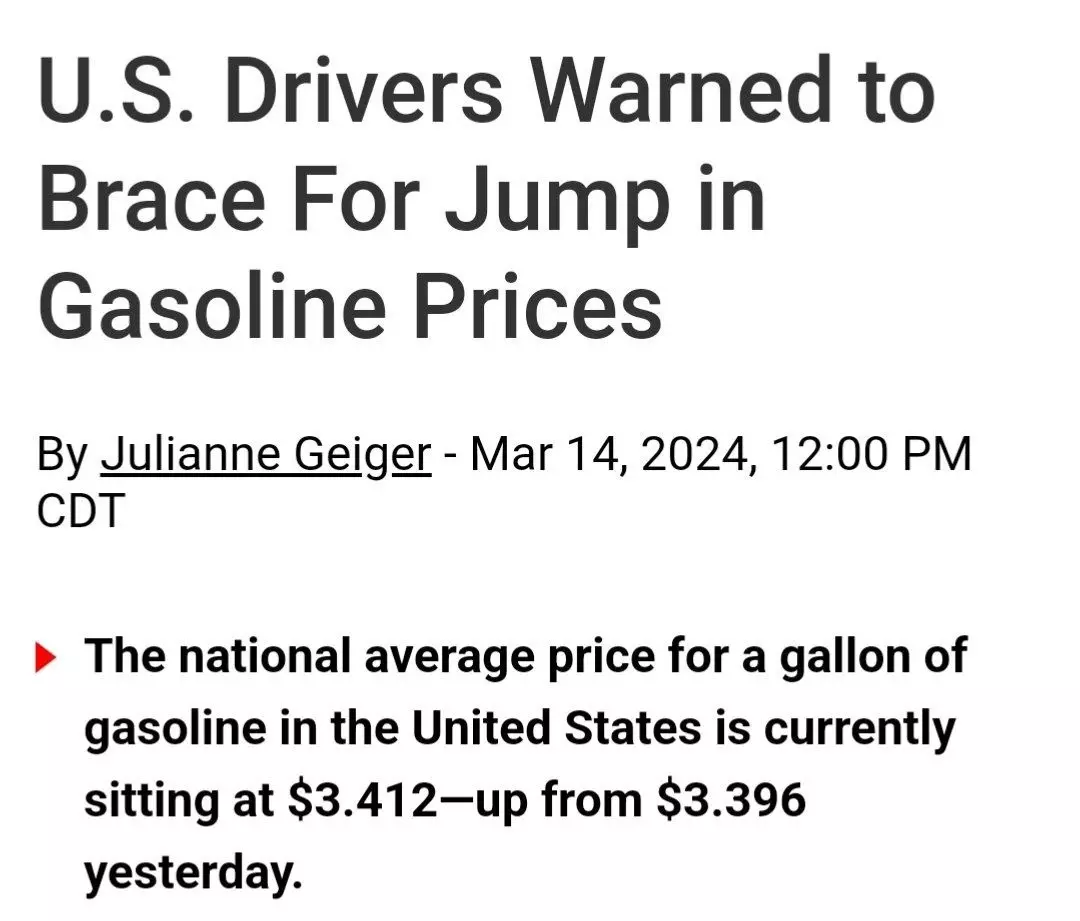 Америка тоже страдает от роста цен на бензин
