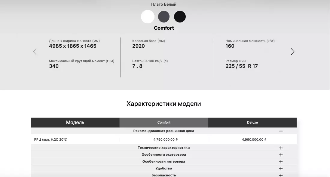 Стоимость модели H5 приближается к 5 миллионам рублей