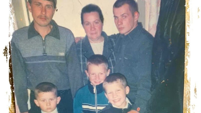 Ольга Дзюбенко и ее сыновья