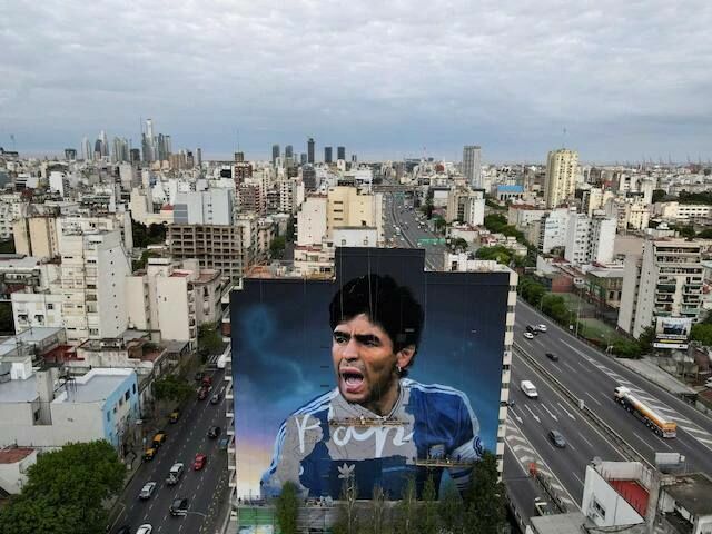45-метровый Марадона: фреска в честь великого футболиста появится в Буэнос-Айресе