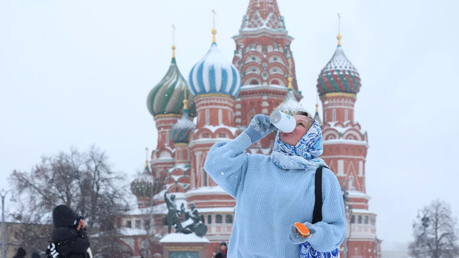 На Москву надвигается снегопад