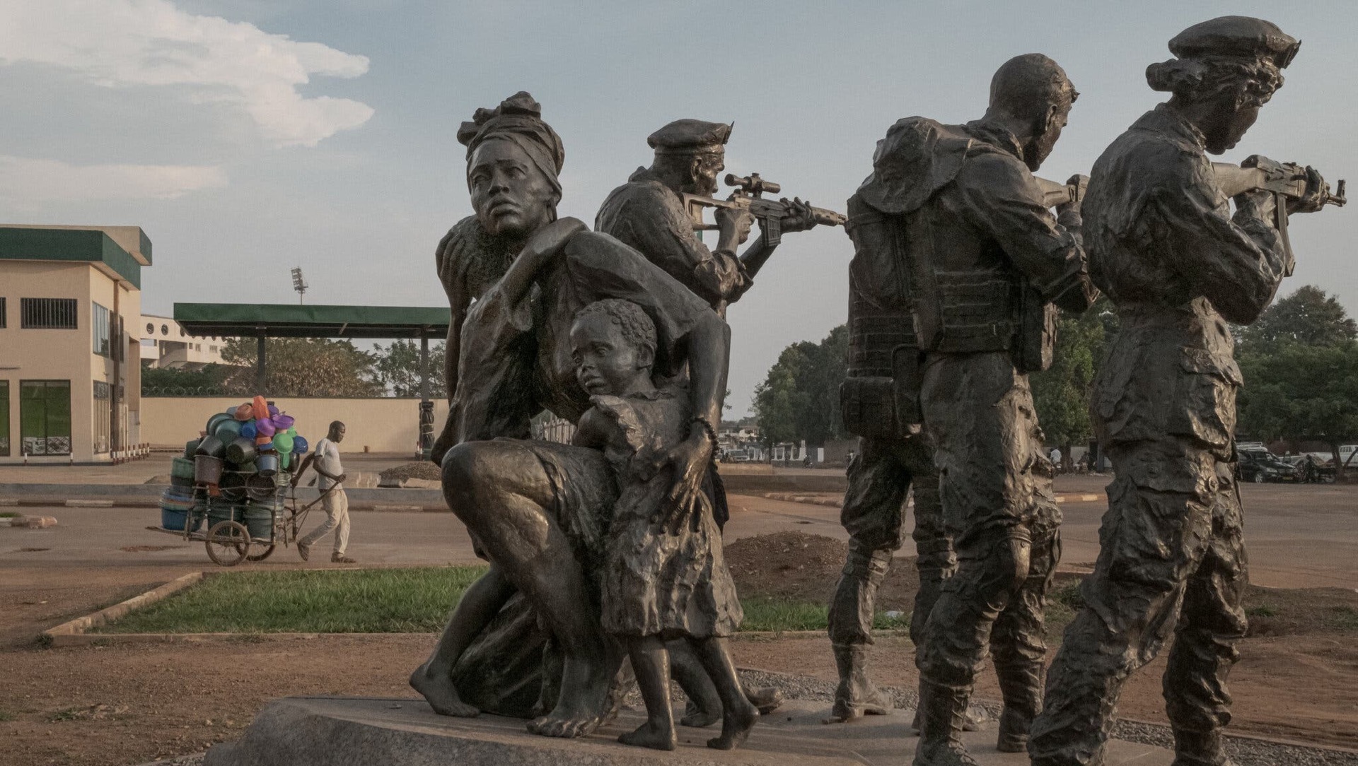 Памятник бойцам ЧВК Вагнер, защищающим женщин и детей ЦАР