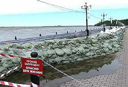 Уровень воды у Комсомольска-на-Амуре поднялся еще на 13 см
