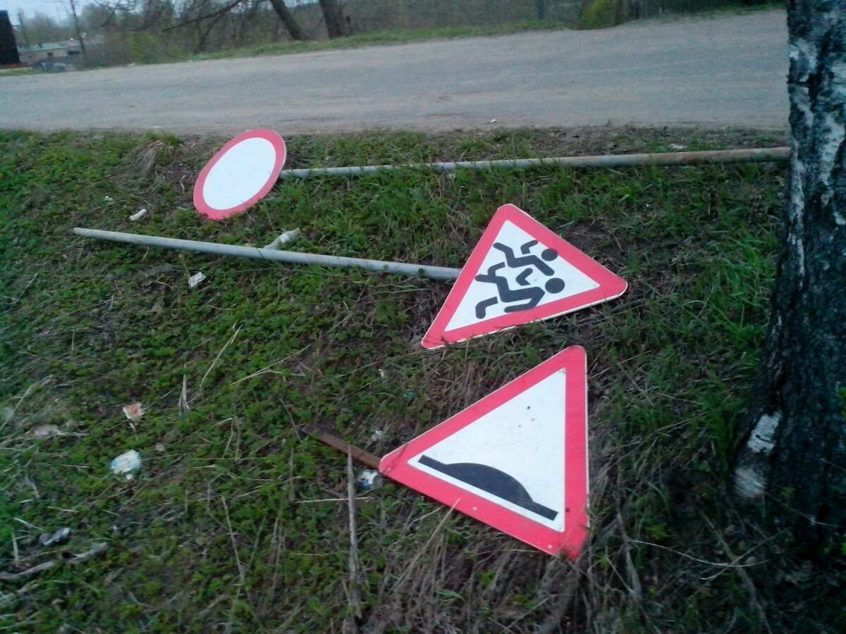 Ростовчанин воровал дорожные знаки, чтобы подвязывать виноград