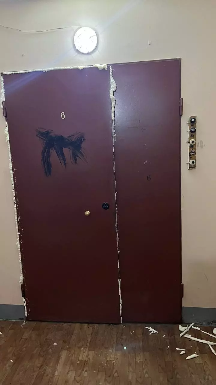 Дверь в квартиру Сапонькова