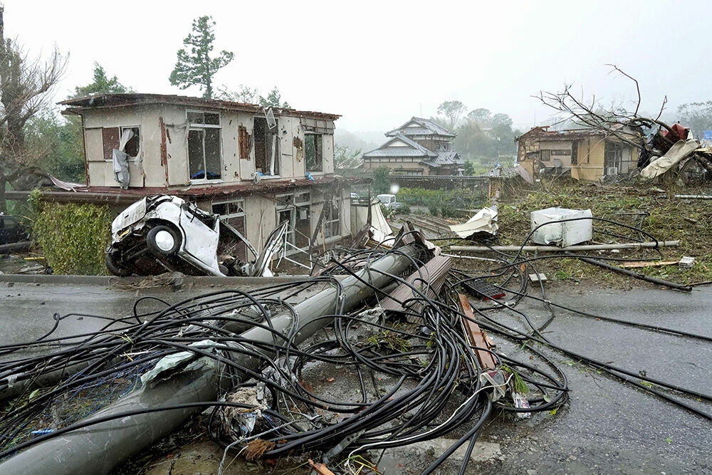 Тайфун в Японии: число жертв увеличилось до 47