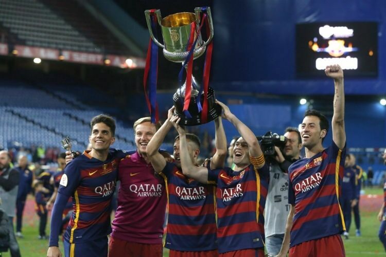 «Барселона» завоевала Кубок Испании по футболу