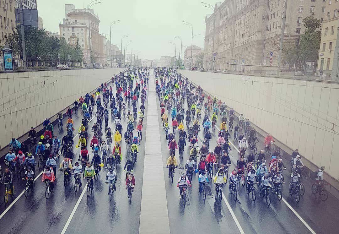 Московский велопарад собрал 30 000 участников