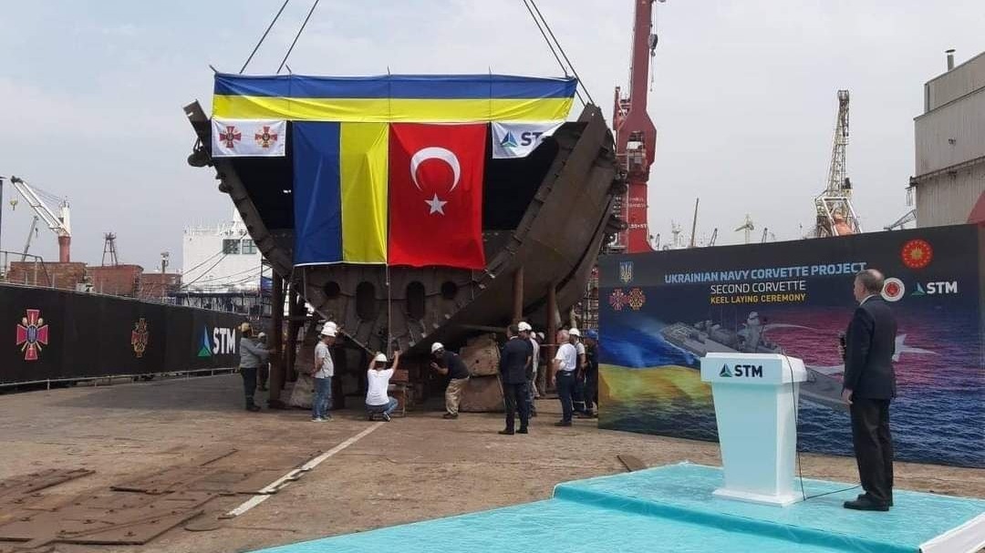Второй пошел: в Турции заложили новый украинский корвет класса ADA