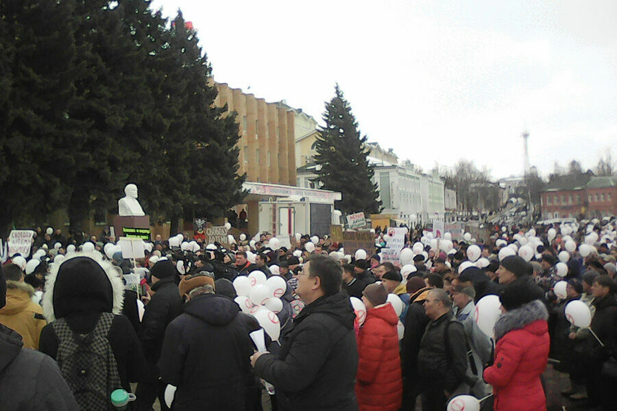 Власти проигнорировали многотысячный митинг в Волоколамске