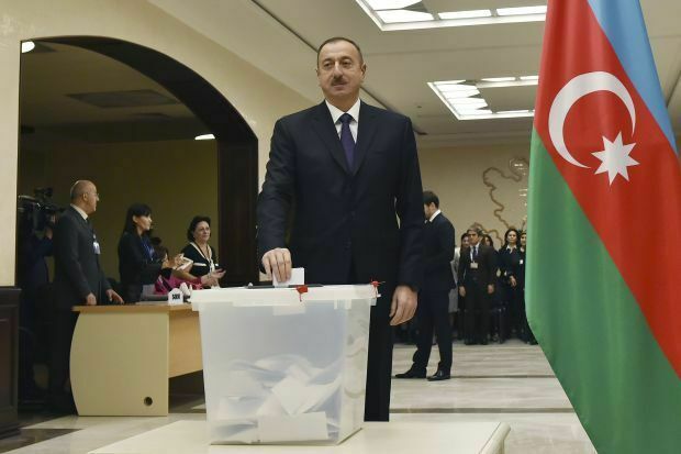 Ильхам Алиев побеждает на президентских выборах c 86% голосов