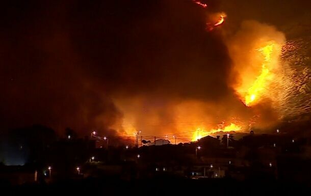 К столице Португалии подбираются лесные пожары