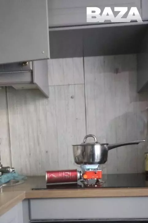 Газовая горелка на московской кухне